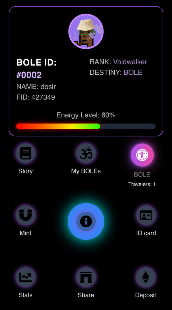 THE BOLE - Farcaster Mini Apps screenshot